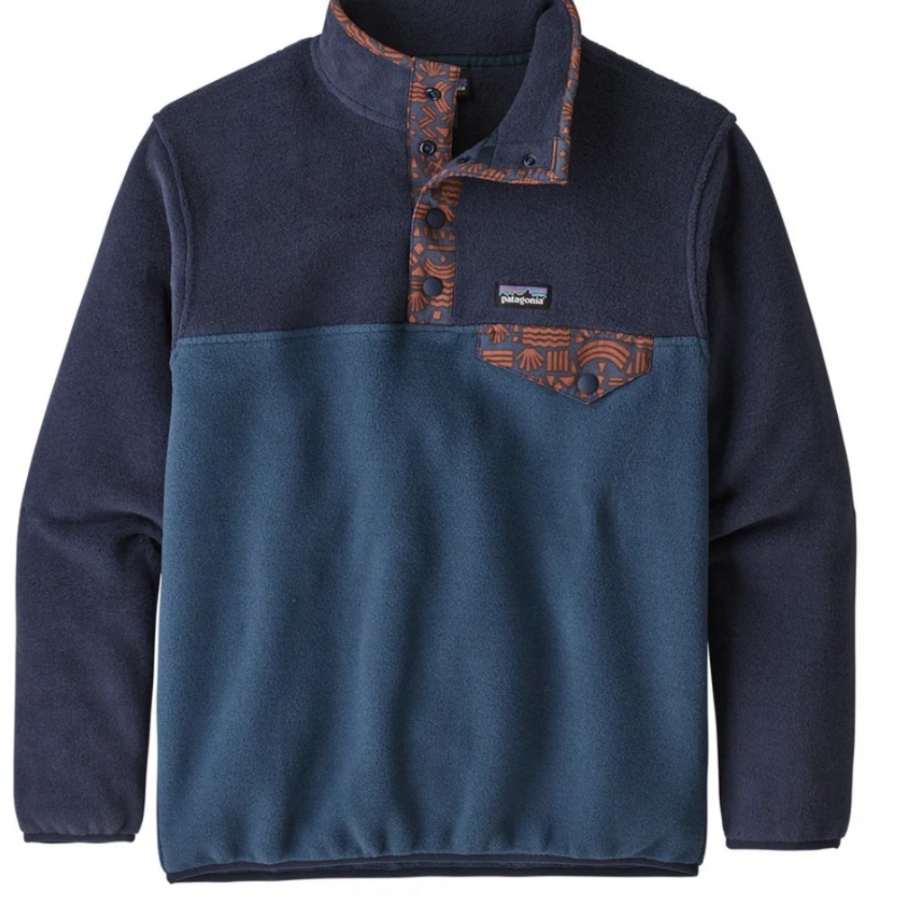 Patagonia Kids' Lightweight Fleece Synchilla Snap-T Pullover